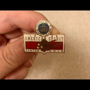 1989 Pro Football Hall Of Fame Festival Pin